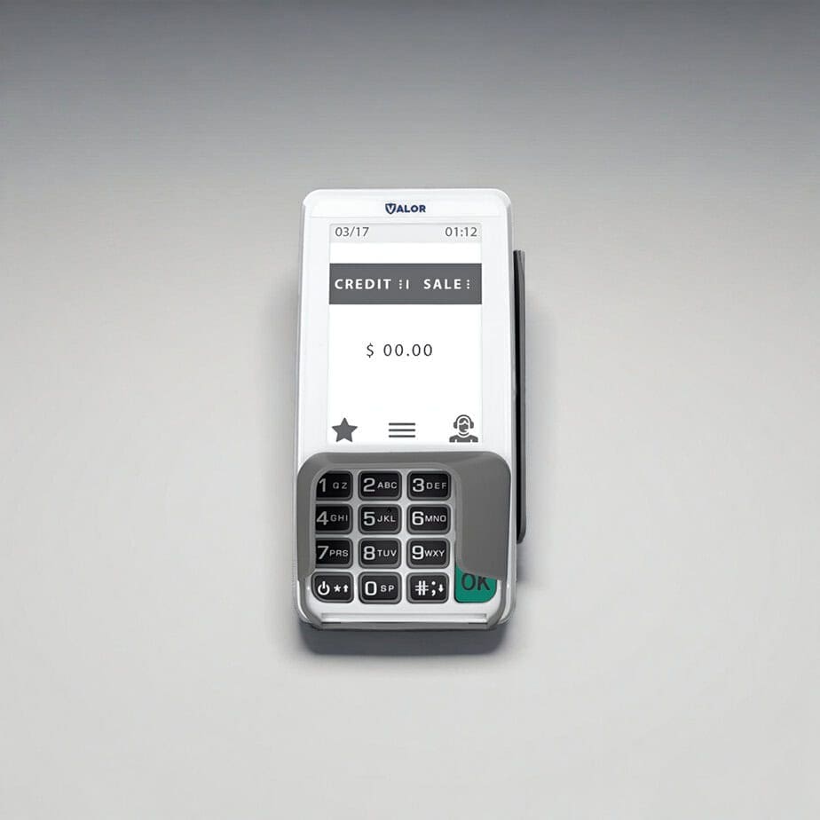 Secure payment terminal for Host Merchant Services payment solutions.