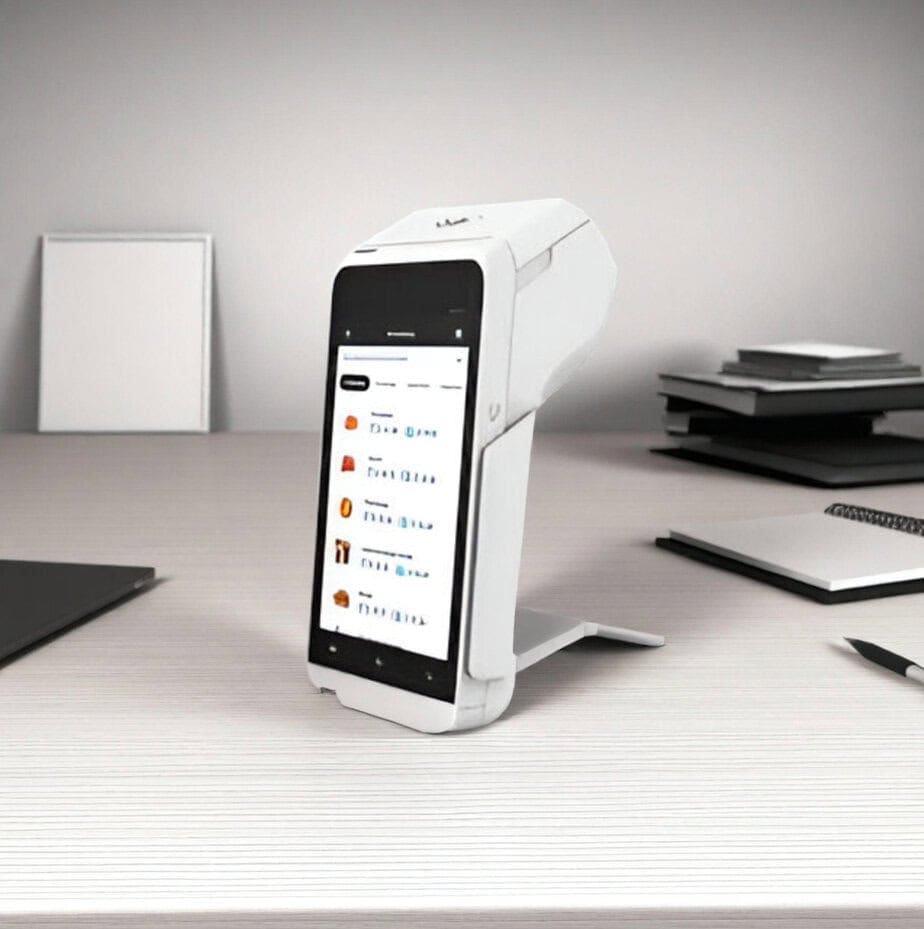 Contactless payment terminal for Host Merchant Services, secure processing solutions.