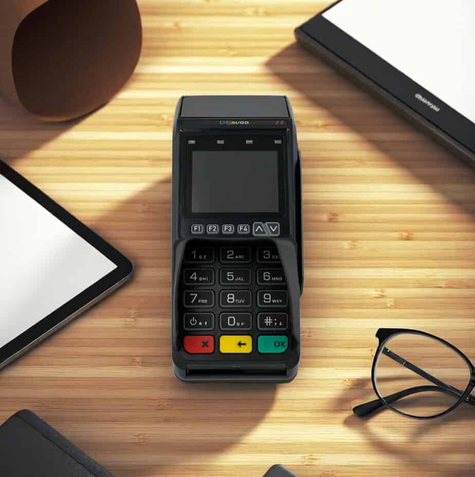 Contactless credit card terminal for Host Merchant Services.