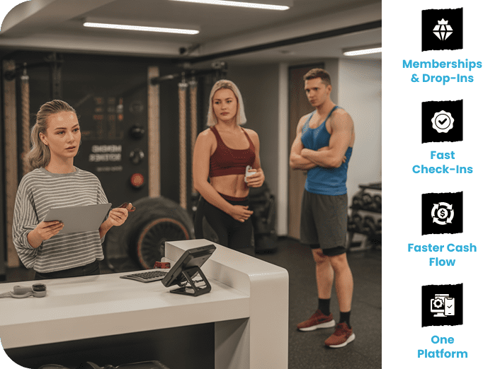 Barcode inventory management app for fitness gyms and personal trainers.